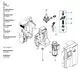 Schematische Darstellung einer Sasicherheits-Trennstation von Syr, mit nummerierten Komponenten wie Pumpe, Filter, Druckminderer und Zubehörteilen.